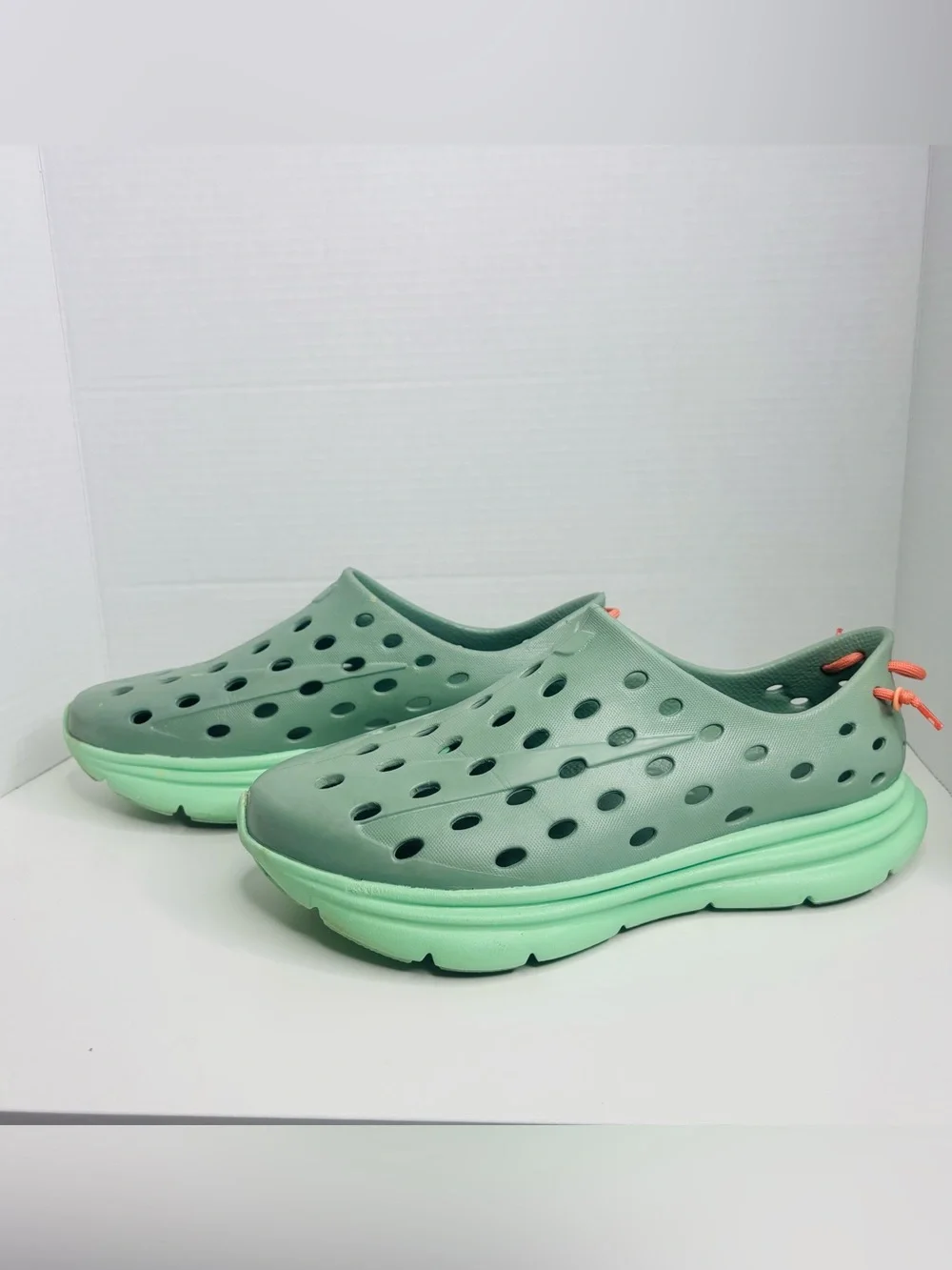 Men's Slip-On Ventilated Foam Sandals - Sage Green